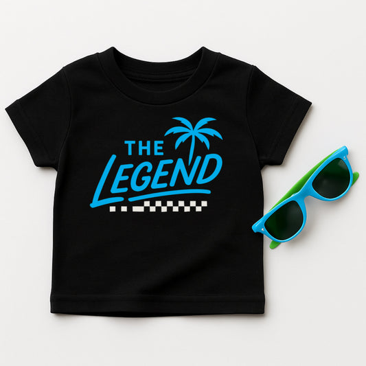 The Legend - Pink/Blue Youth Tee