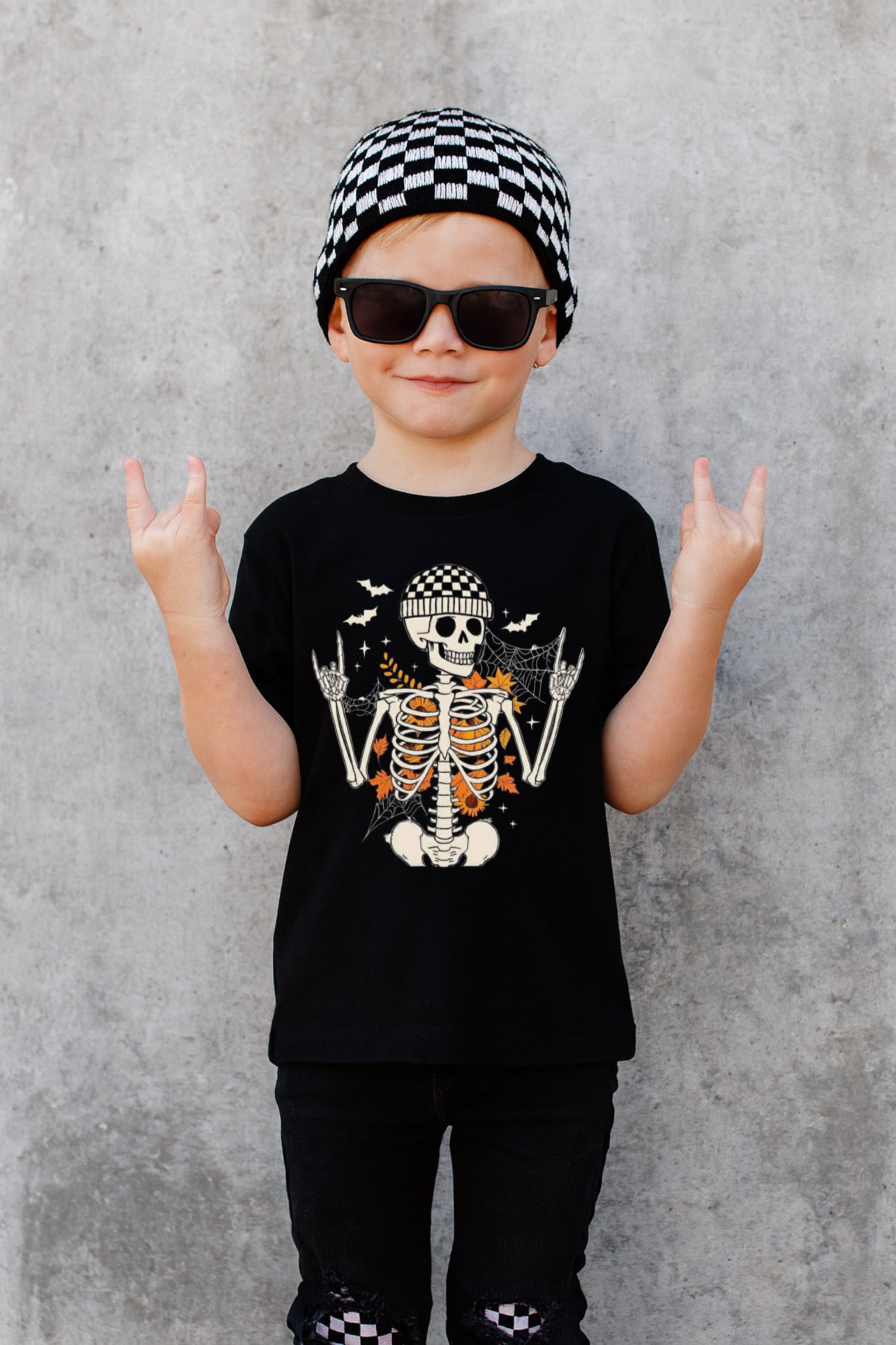 Rock On Skeleton - Tee