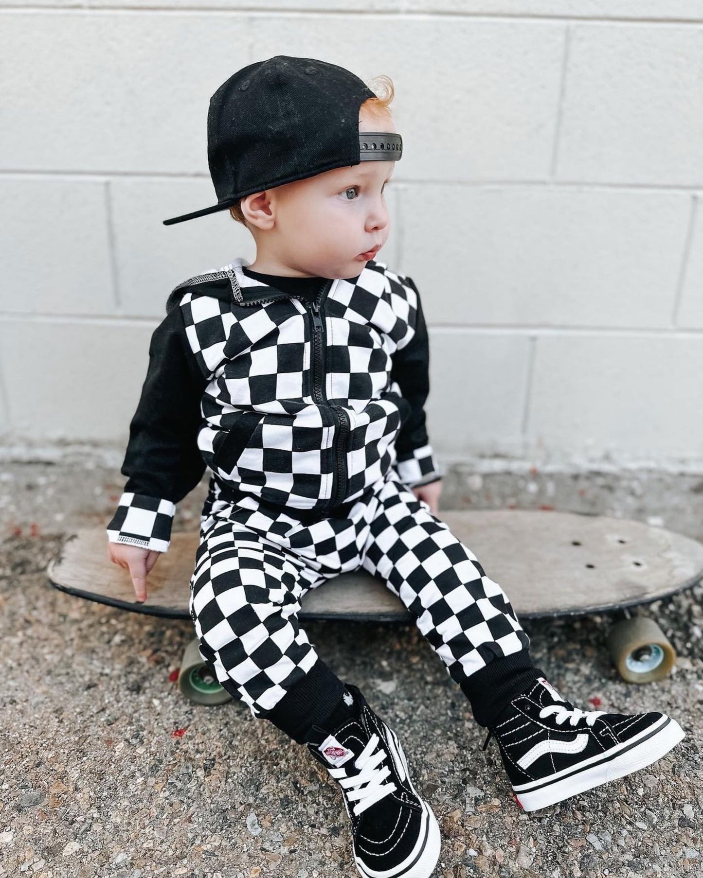Checkered Hoodies For Kids - Zip-Up Hoodie - TruVibeStyle
