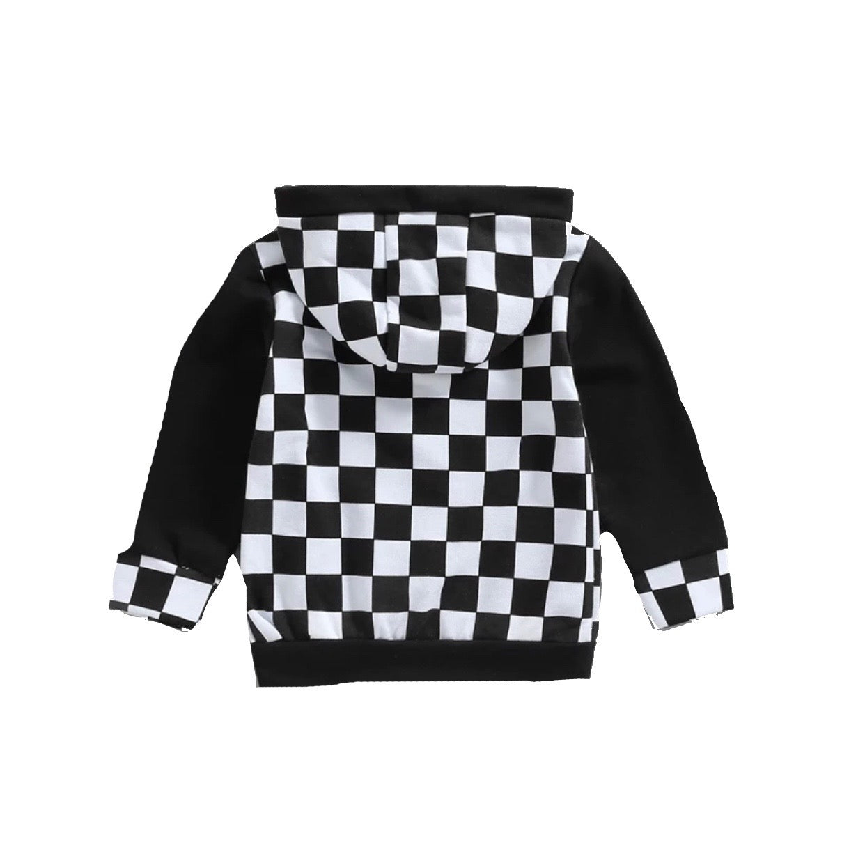 Checkered Hoodies For Kids - Zip-Up Hoodie - TruVibeStyle