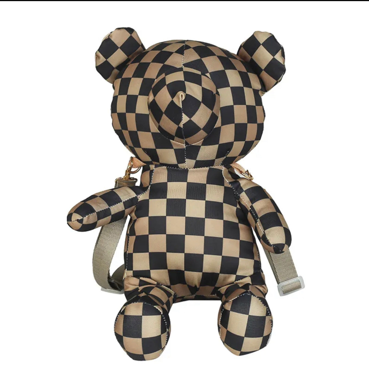 Checkered bear bag - Bear Necessity - TruVibeStyle