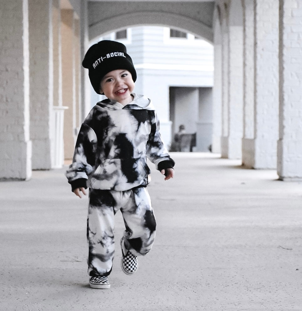 Tie Dye T Shirts For Kids - Mono B&W Tie Dye set - TruVibeStyle