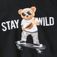 Long Sleeve Tees For Toddlers - Stay Wild Bear - TruVibeStyle