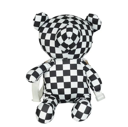 Checkered bear bag - Bear Necessity - TruVibeStyle