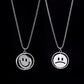Sad Smiley Charm Necklace - Sad Necklace - TruVibeStyle